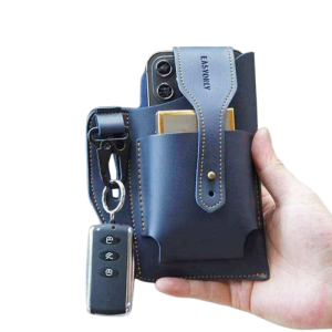 Vertical Pack Double Men Mobile Phone Bag