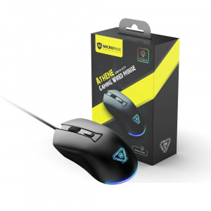 Micropack GM-01 Athene Rainbow Breathing LED Wired Black Gaming Mouse