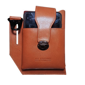 Belt Waist Original Leather Mobile Bag