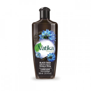 Vatika Naturals Black Seed Enriched Hair Oil Strong & Shiny - 300ml