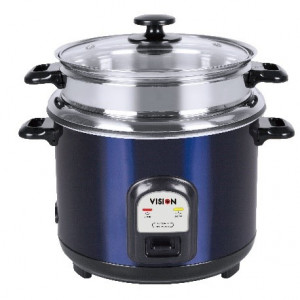 Vision Rice Cooker RC- 3.0 L 50-05 SS Blue Double Pot