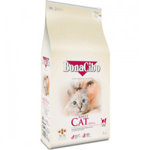 BonaCibo Super Premium Adult Dry Cat Food Chicken With Anchovy & Rice - 2kgm