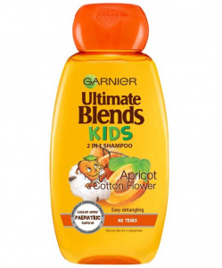 Garnier Ultimate Blends Kids Apricot 2 In 1 Cotton Flower Shampoo 250ml