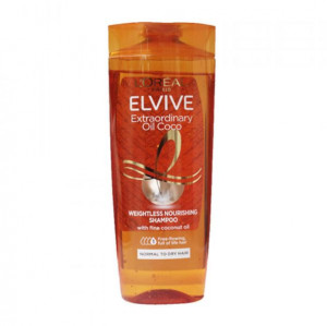 L'oreal Elvive Extraordinary Oil Coco Weightless Nourishing Shampoo For Normal To Dry Hair 400ml