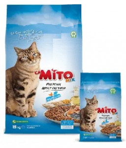 Mito Mix Adult Cat Food Chicken and Fish - 1Kg