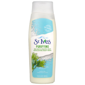St. Ives Purifying Sea Salt And Pacific Kelp Exfoliating Body Wash 400ml