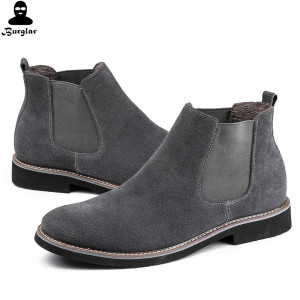 Chelsea Boot Men Martin Leather Ankle Boots Winter Shoes - 43 2020