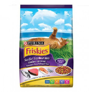 Purina Friskies Surfin Favourite Adult Dry Cat Food - 2.8kg