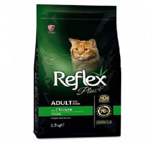 Reflex Plus Super Premium Adult Dry Cat Food Chicken - 1.5kg