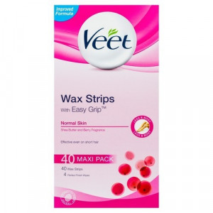 Veet Wax Strips Normal Skin 40-Pack