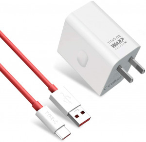 Original OnePlus Warp Charge 30W Power Adapter With Charging Cable