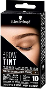 Schwarzkopf Brow Tint Permanent Eyebrow Colour - Dark Brown