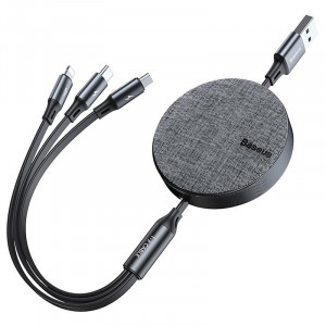 Baseus Fabric 3 in 1 Flexible USB Cable