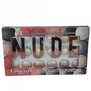 Chanlanya Nude 18 Colors Palette Highlighter Powder