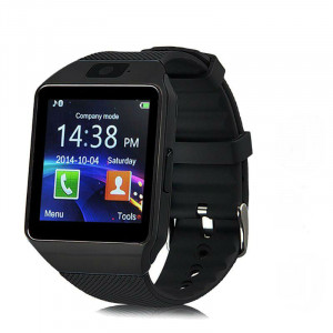 DZ09 SIM and Bluetooth Supported Smart Watch - Black