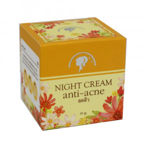 Night Cream Anti Acne, Anti Acne Cream - 10g