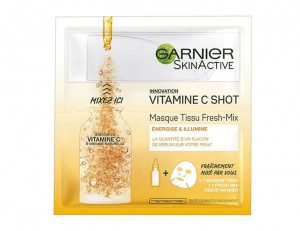 Garnier Vitamin C Shot Energise & Illumine Fresh-Mix Tissue Mask 33gm