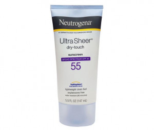 Neutrogena Ultra Sheer Dry Touch Sunscreen Broad Spectrum SPF55 - 147ml