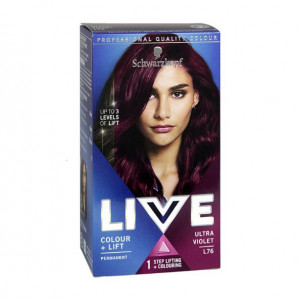 Schwarzkopf Live Intense Colour + Lift Permanent Hair Dye - L76 Ultra Violet