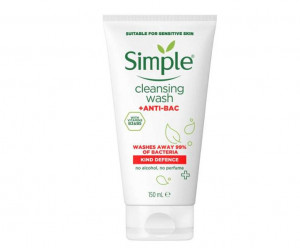 Simple Kind Defence +ANTI-BAC Cleansing Face Wash - 150ml