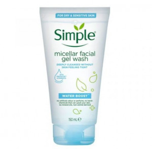 Simple Water Boost Micellar Facial Gel Wash - 150ml