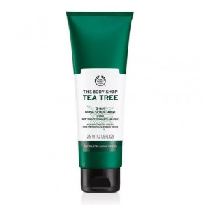 The Body Shop Tea Tree 3-in-1 Wash Scrub Mask - 125ml