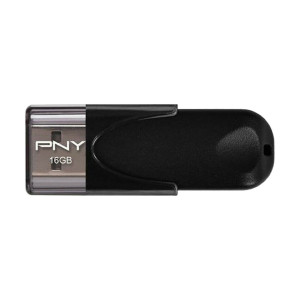 PNY Elite Turbo Attache 4 16GB USB 3.0 Black-Gray Pen Drive