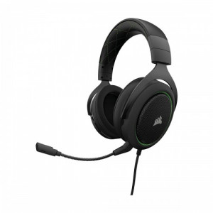 Corsair HS50 CA-9011171-AP Wired Black Stereo Gaming Headset-Green (AP)