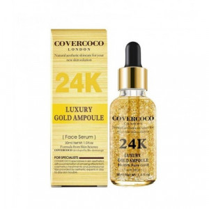 Covercoco London 24K Luxury Gold Ampoule Face Serum 30ml