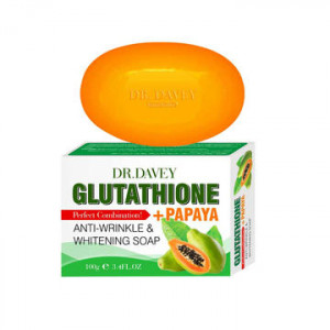 Dr.Davey Glutathione Papaya Anti-Wrinkle & Whitening Soap 100g