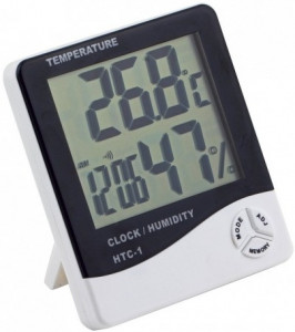 Digital Electronic indoor Temperature and Humidity thermometer with Alarm clock