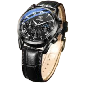 Fashionable Glass Quartz Analog Men's Watch