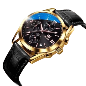 Fashionable Glass Quartz Analog Men's Watch