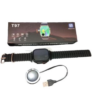 T97 Bluetooth Calling Smartwatch Black Color