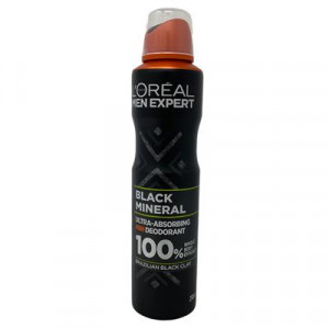 L'Oreal Men Expert Deodorant Black Mineral 250ml