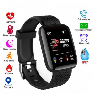Smart watch Bracelets Fitness Tracker Heart Rate Step 116 Plus  - GNG