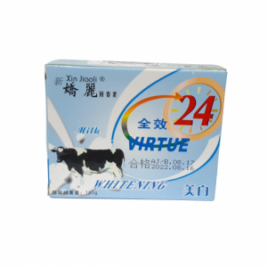 Xin Jiaoli Milk 24 Virtue Whitening Face Soap 100g